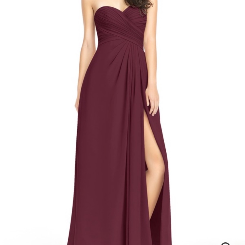 ISO Azazie Mathilda Bridesmaid Dress in Cabernet - Picture 3 of 8